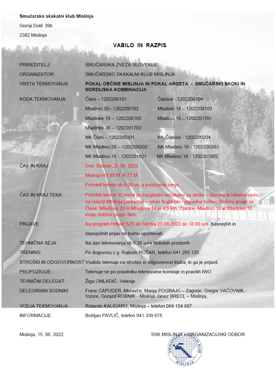 Smučarski skoki in nordijska kombinacija